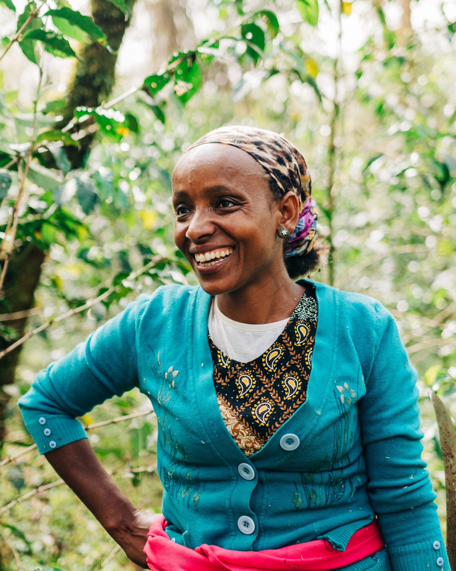 Lubaba is a coffee farmer in western Ethiopia