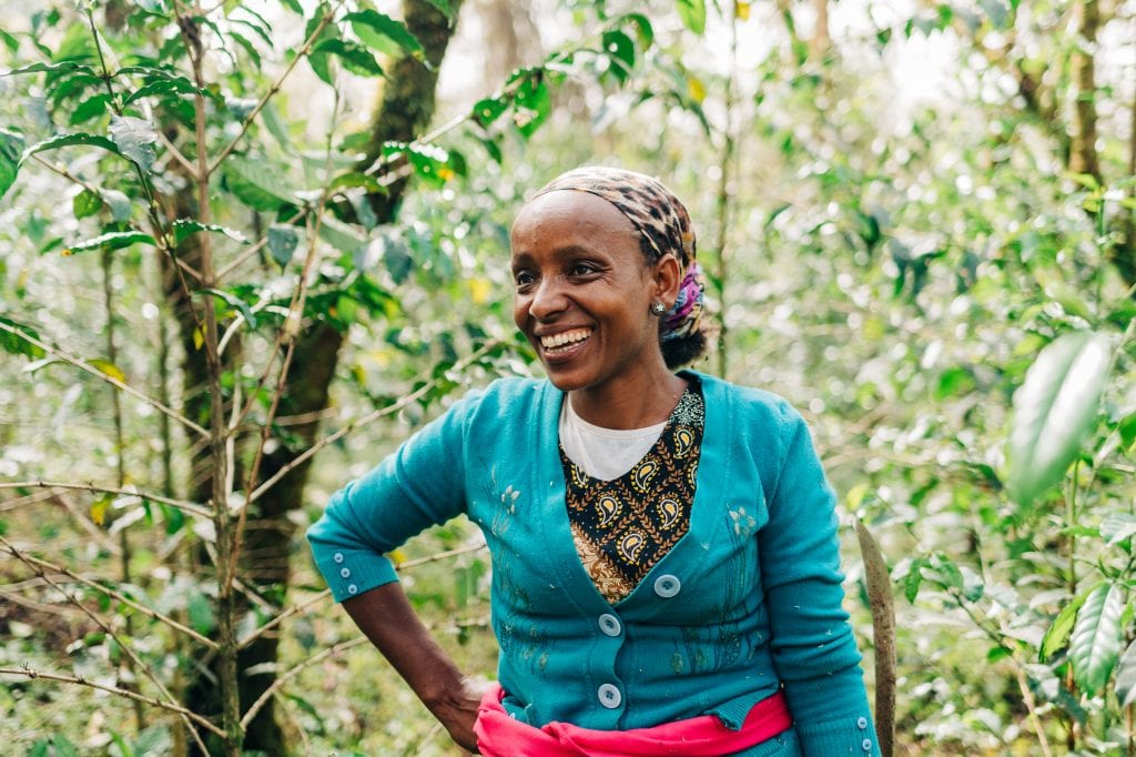 U.N. Food Security Report blog hero image - Lubaba is a coffee farmer in western Ethiopia -