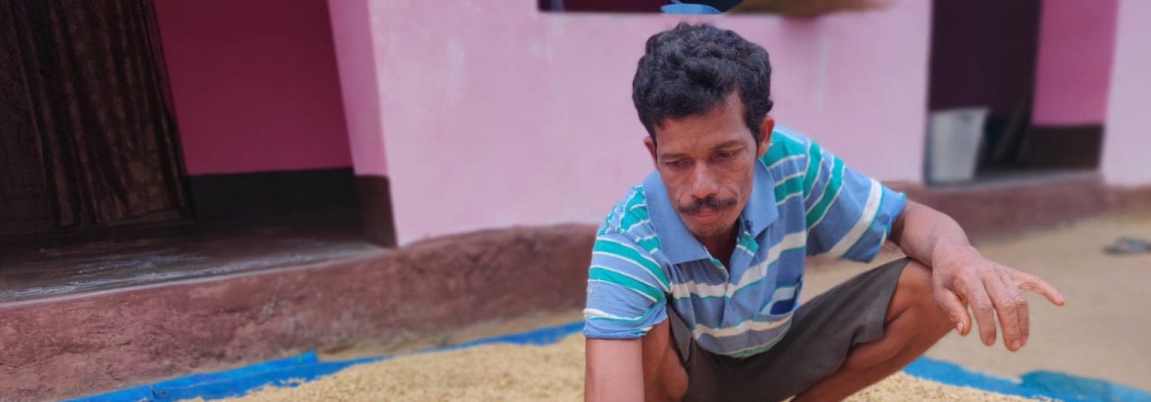 Palika Raju is a coffee farmer in Andhra Pradesh, India
