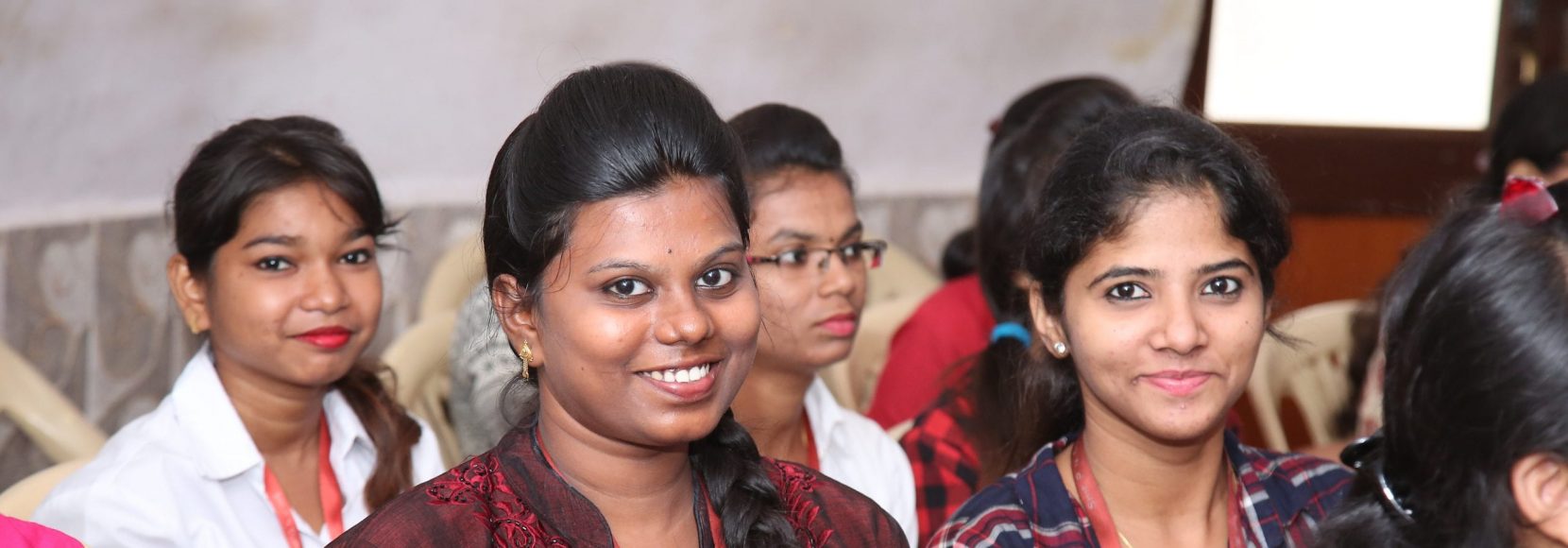 Students participate in a youth employability program in India