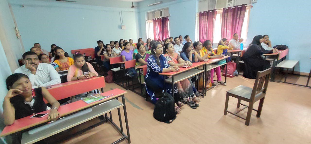 Parents of students in Mumbai attend a session as part of the Campus to Corporates program.