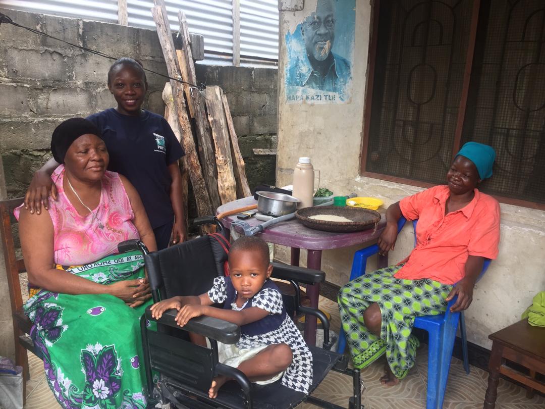youth unemplyment impacts countless people in Tanzania, like Asia Abdallah, featured here with three of her family members in Dar es Salaam, Tanzania