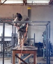 Gender equality woman welder in Uganda