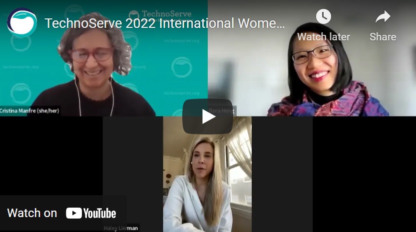 2022 International Women's Day virtual event discussing how to expand women's economic opportunity.