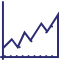 stock line chart icon