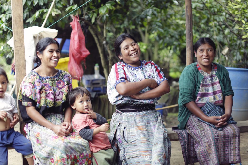 women farmers in Honduras laughing
