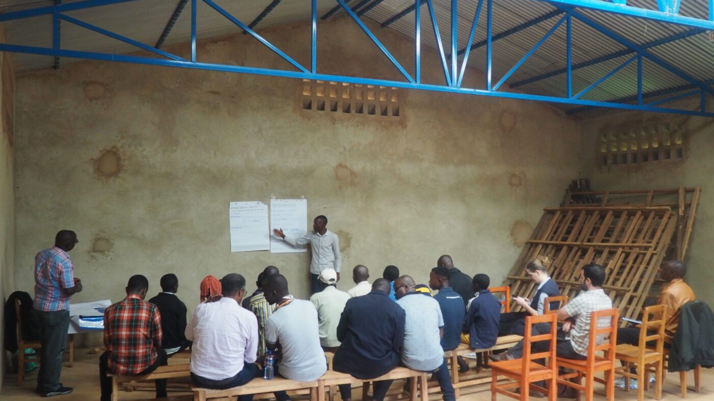 A room full of Burindi's coffee students