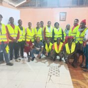 A photo taken during a waste management training session for the Creative Duka Owners Self Help Group in Mathare Area, Nairobi County.